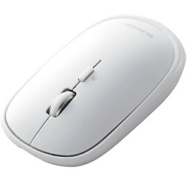 エレコム｜ELECOM マウス Slint(Chrome/Android/iPadOS/iOS/Mac/Windows11対応) ホワイト M-TM15BBWH [BlueLED /無線(ワイヤレス) /4ボタン /Bluetooth]