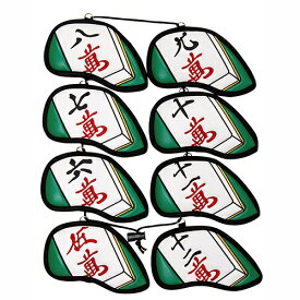 LYNX｜リンクス 麻雀アイアンカバー 萬子（マンズ） 8ヶセット (#5〜9/P/A/S）