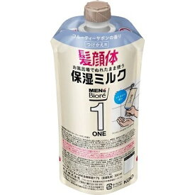 花王｜Kao MEN’s Biore（メンズビオレ）ONE 全身保湿ミルク つけかえ用 300mL フルーティサボンの香り