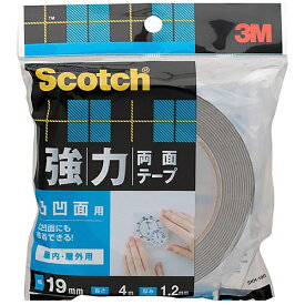 3Mジャパン｜スリーエムジャパン 強力両面凸凹面用SKH-19R 19ミリX4M SKH-19R