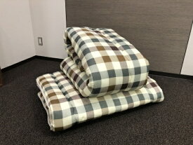 大宗｜DAISOU 【布団セット】エステル布団2点セット　ネオチェック　(シングルサイズ/ベージュ) ベージュ 949768BE [シングルサイズ]