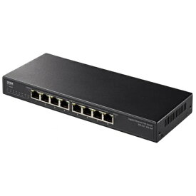 【エントリーで最大全額ポイント還元｜7/18迄】 サンワサプライ｜SANWA SUPPLY スイッチングハブ [8ポート /Giga対応] PoE給電 ブラック LAN-GIGAPOE82