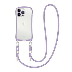 ナチュラルデザイン｜NATURAL design iPhone 14 Pro 6.1インチ /13Pro i.Color ショルダーストラップ付 HYDケース i.Color パープル iP22-61P-ICSH03