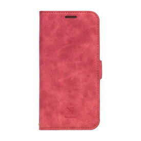 ナチュラルデザイン｜NATURAL design iPhone 14 6.1インチ /13 StykeNatural 革風手帳型ケース Style Natural Red（レッド） iP22-61-VS05
