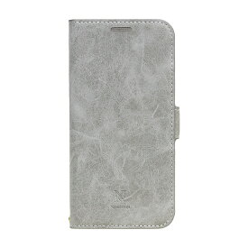 ナチュラルデザイン｜NATURAL design iPhone 14 Pro 6.1インチ /13Pro StykeNatural 革風手帳型ケース Style Natural Gray（グレイ） iP22-61P-VS01