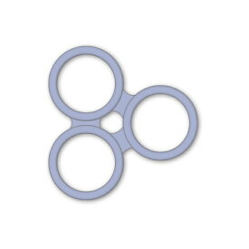 ナチュラルデザイン｜NATURAL design iPhone 14 Pro 6.1 3眼 専用 カメラ保護カバー i.Color スカイブルー CP-iP22-61P-02