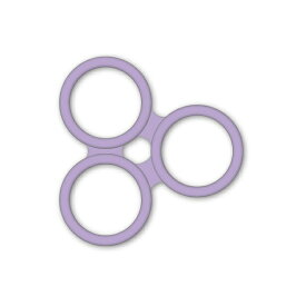 ナチュラルデザイン｜NATURAL design iPhone 14 Pro 6.1 3眼 専用 カメラ保護カバー i.Color パープル CP-iP22-61P-03