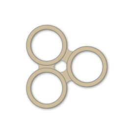 ナチュラルデザイン｜NATURAL design iPhone 14 Pro 6.1 3眼 専用 カメラ保護カバー i.Color ベージュ CP-iP22-61P-04