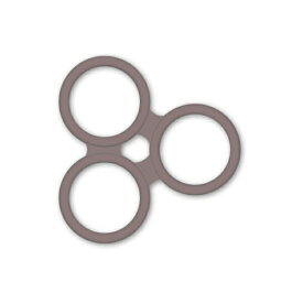 ナチュラルデザイン｜NATURAL design iPhone 14 Pro 6.1 3眼 専用 カメラ保護カバー i.Color カカオ CP-iP22-61P-05