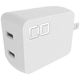 CIO｜シーアイオー NovaPort DUO 65W GaN急速充電器 USB-C×2ポート ホワイト CIO-G65W2C-WH [2ポート /USB Power Delivery対応 /GaN(窒化ガリウム) 採用]