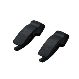 ELECOM｜エレコム Oculus Meta Quest 2 ( オキュラスクエスト2 ) 用 フェイスクッション装着クリップ メガネ レンズ 眼鏡フレーム フェイスクッション接触緩和 2個入 ブラック VR-Q2MC01BK