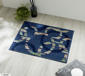 スミノエ｜SUMINOE 【キッチンマット】ミツマルサークルキッチンマット DMM-5094 (45×60cm/ネイビー)