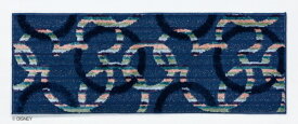 スミノエ｜SUMINOE 【キッチンマット】ミツマルサークルキッチンマット DMM-5094 (45×120cm/ネイビー)