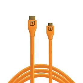 テザーツールズ｜Tether Tools H2C15-ORG 4.6m テザープロ HDMI ミニ to HDMI 2.0 オレンジ [HDMI⇔miniHDMI /イーサネット対応]