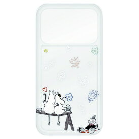 グルマンディーズ｜gourmandise iPhone 14 / Pro兼用/13/13Pro/12/12Pro SHOWCASE+ ムーミン 落書き MMN-120B