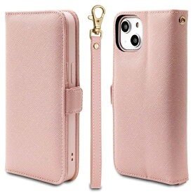 ラスタバナナ｜RastaBanana iPhone 14 / 13 (6.1インチ) 手帳型ケース+ハンドストラップ ライトピンク 7023IP261BO
