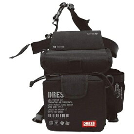 ライラクス｜LayLax タクティカルレッグバッグ AIR BORN(高さ250mm×横180mm×縦80mm/ブラック) 4249137