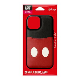 PGA｜ピージーエー iPhone 14 6.1インチ　タフポケットケース　ミッキーマウス Premium Style ミッキーマウス PG-DPT22K10MKY