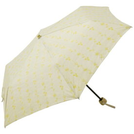 ビコーズ｜because 折りたたみ傘 PARASOLS MINI Flower Line Mini フラワーライン刺繍 ミニ アイボリー BE-09154 [晴雨兼用傘]