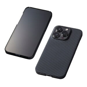 DEFF�b�f�B�[�t iPhone 14 Pro 6.1�C���`�p �A���~�h�@�ۃP�[�X �uUltra Slim & Light Case DURO�v �}�b�g�u���b�N DCS-IPD22MPKVMBK