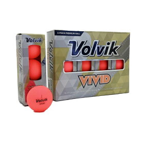 VOLVIK｜ボルビック ゴルフボール Volvik VIVID 《1スリーブ(3球)/ピンク》 VOLVIK_VIVID_22 [3球（1スリーブ）]【返品交換不可】