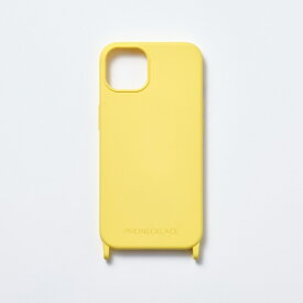 ROA｜ロア iPhone 14 Plus 6.7インチ ストラップホール付きシリコンケース イエロー PHONECKLACE PN23904i14MYL
