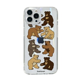ROA｜ロア iPhone 14 Pro 6.1インチ オーロラケース　BEAR　FAMILY BOOGIEWOOGIE BW24114i14P