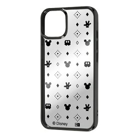 【エントリーで最大全額ポイント還元｜7/18迄】 イングレム｜Ingrem iPhone 14 6.1インチ / 13 『ディズニーキャラクター』/TPUソフトケース META/ミッキーマウス総柄_メタリック イングレム IN-DP36HT2B/MK12