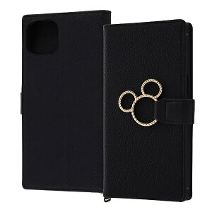 �C���O�����bIngrem iPhone 14 Plus 6.7�C���` �w�f�B�Y�j�[�L�����N�^�[�x/�ϏՌ� �蒠�^���U�[�P�[�X KAKU Ring/�~�b�L�[_�~�c�}��/�u���b�N �C���O���� IN-DP38TBC11B/MK10