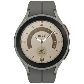 GALAXY｜ギャラクシー スマートウォッチ Galaxy Watch5 Pro 45mm（Titanium） グレー SM-R920NZTAXJP