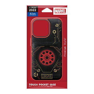 PGA�b�s�[�W�[�G�[ iPhone 14 Pro (6.1�C���`) �^�t�|�P�b�g�P�[�X �A�C�A���}��/�u���b�N Premium Style PG-DPT22Q23IRM