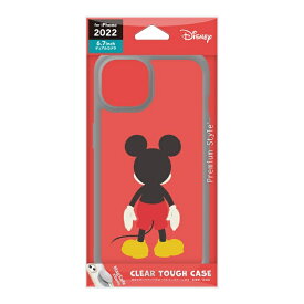 PGA｜ピージーエー iPhone 14 Plus 6.7インチ　MagSafe充電器対応 クリアタフケース　ミッキーマウス Premium Style ミッキーマウス PG-DPT22R01MKY