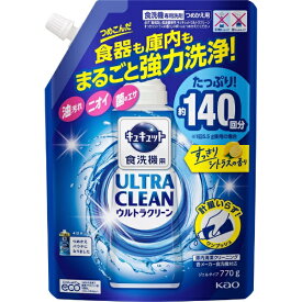 花王｜Kao 食器洗い乾燥機専用 キュキュット ウルトラクリーン ジェルタイプ つめかえ用 770g すっきりシトラスの香り