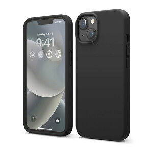 ELAGO�b�G���S iPhone 14 6.1�C���` �P�[�Xelago SILICONE CASE for iPhone �i2022�j 6.1inch 2Lens �iBlack�j EL-INNCSSCS3-BK