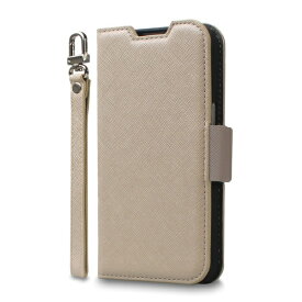 CORALLO｜コラーロ Corallo 手帳型ケース/ベージュ・グレー iPhone 14 Pro 6.1インチ CR-INPCSPLNU-BG