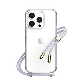 SWITCH EASY｜スイッチイージー SwitchEasy 耐衝撃MIL規格クリアケース（ショルダーストラップ付き）/エンジェル iPhone 14 Pro 6.1インチ SE-INPCSPTP3-AN