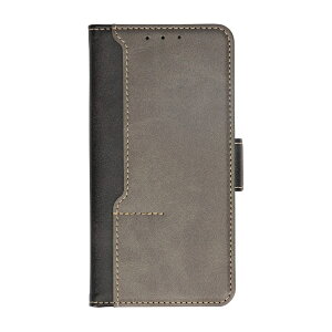 OWLTECH�b�I�E���e�b�N iPhone 14 Pro 6.1�C���` �蒠�^�P�[�X �u���b�N×�O���[ OWL-CVIE6119P-BKGY