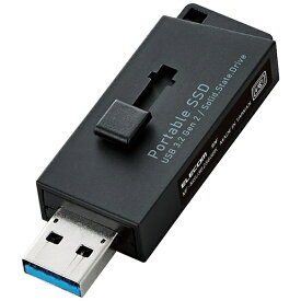 ELECOM｜エレコム ESD-EHL0250GBK 外付けSSD USB-A接続 SIAA抗菌・抗ウイルス、PS5/PS4、録画対応(Mac/Windows11対応) ブラック [250GB /ポータブル型]