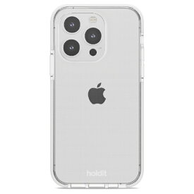 HOLDIT｜ホールディット iPhone 14 Pro 3眼 耐衝撃クリアケース　White HOLDIT ホワイト 15558