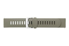 バンビ｜BAMBI 腕時計替えベルト 汎用 スマートウォッチ替えベルト アルデバラン 20mm シルバー美錠 クイックレバーウレタン グリーン BGLS001MS