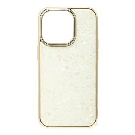 CCCフロンティア｜CCC FRONTIER iPhone 14 Pro 6.1インチ Glass Shell Case gold UNI-CSIP22MP-0GSGD