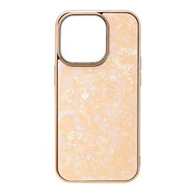 ユニケース｜UNICASE iPhone 14 Pro 6.1インチ Glass Shell Case coral pink UNI-CSIP22MP-0GSCP
