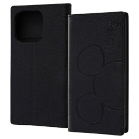 レイアウト｜rayout iPhone 14 Pro 6.1インチ ディズニー/耐衝撃 手帳/ミッキー RT-DP37LBC13/MK