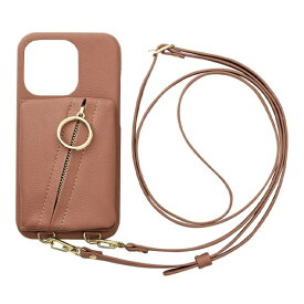 ユニケース｜UNICASE iPhone 14 Pro 6.1インチ Clutch Ring Case gray pink ML-CSIP22MP-2CRGP