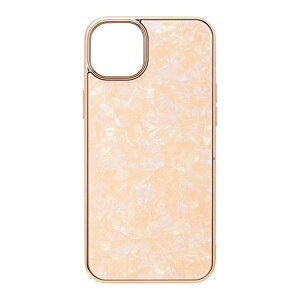 ���j�P�[�X�bUNICASE iPhone 14 Plus 6.7�C���` Glass Shell Case coral pink UNI-CSIP22L-0GSCP