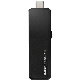 エレコム｜ELECOM ESD-EWA0500GBK 外付けSSD USB-C＋USB-A接続 PS5/PS4、録画対応(Android/iPadOS/Mac/Windows11対応) ブラック [500GB /ポータブル型]