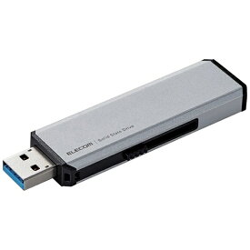 エレコム｜ELECOM ESD-EWA1000GSV 外付けSSD USB-C＋USB-A接続 PS5/PS4、録画対応(Android/iPadOS/Mac/Windows11対応) シルバー [1TB /ポータブル型]
