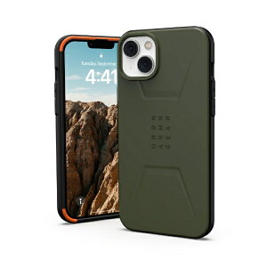 UAG�bURBAN ARMOR GEAR UAG�� MagSafe�Ή� CIVILIAN iPhone 14 Plus�p �P�[�X �I���[�u UAG-IPH22LA-CMS-OL