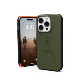 UAG｜URBAN ARMOR GEAR UAG製 CIVILIAN iPhone 14 Pro用 ケース オリーブ UAG-IPH22MB-C-OL