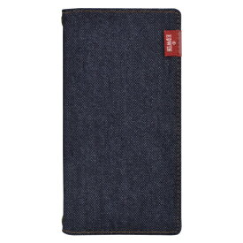 エムディーシー｜MDC iPhone 14 Plus 2眼 EDWIN [手帳ケース/タグデニム/インディゴ] エドウィン md-75221-1